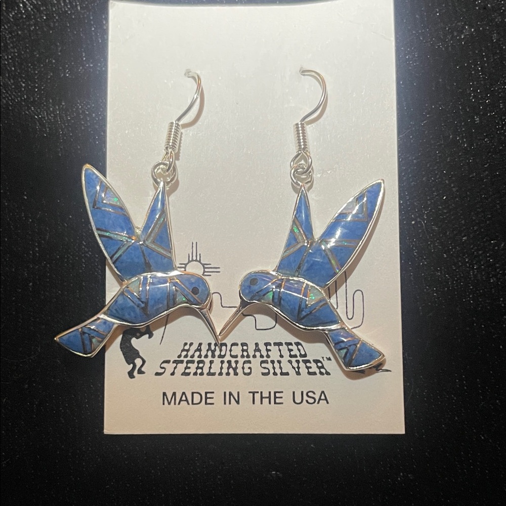 Hummingbird Sterling Silver Earrings